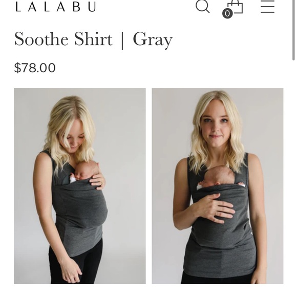Lalabu Sooth Shirt Bundle (black and grey). - Picture 1 of 7